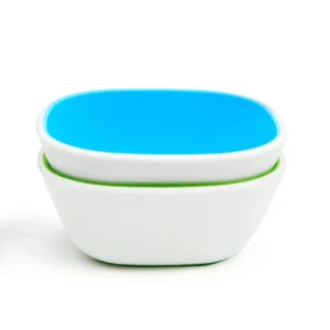 Splash Toddler Bowls, Blue/Green, 2 Pack