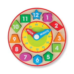 Doug Shape Sorting Clock - Wooden Educational Toy