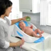 Clean Cradle Rigid Baby Bathtub, Plastic, Blue, Unisex - Image 2