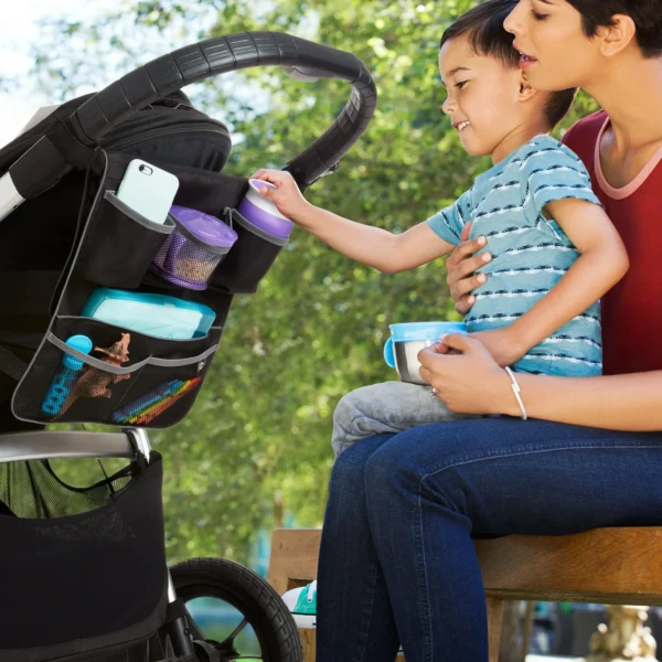 Infant and Toddler 2-in-1 Car Backseat and Stroller Organizer - Image 2