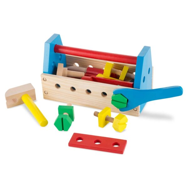 Take-Along Tool Kit Wooden Construction Toy (24 pcs)